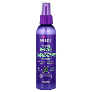 Aussie, 미라클 웨이브즈, 부스스함 방지 스프레이, 170ml(5.7fl oz)