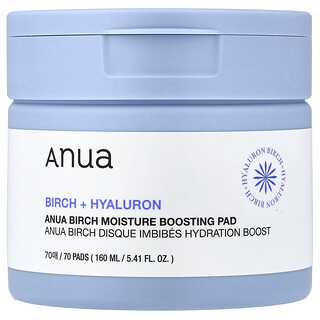 Anua, Pad Penggalak Kelembapan Birch, 70 Pad