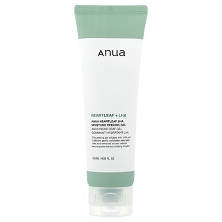 Anua, 鱼腥草 + LHA 保湿去角质凝胶，4.05 液量盎司（120 毫升）