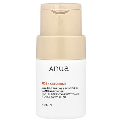 Product Image for Anua, Rice Enzyme Brightening Cleansing Powder, Rice + Ceramide, 1.41 oz (40 g)