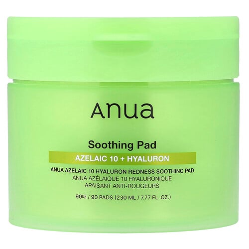 iHerb UK - Anua , Azelaic 10 Hyaluron Redness Soothing Pad, 90 Pads