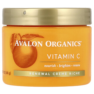 Avalon Organics, Vitamin C, Renewal Creme Riche, 1.7 oz (48 g)