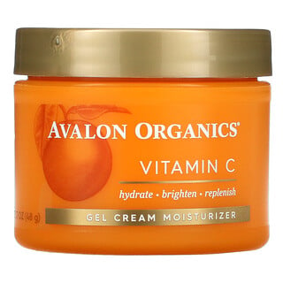 Avalon Organics, 維生素 C，凝膠霜保溼劑，1.7 盎司（48 克）