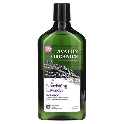 Avalon Organics шампунь, питательная лаванда, 325мл (11жидк.унций)