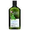 Avalon Organics, Shampoing à la menthe pour plus de force, 325 ml