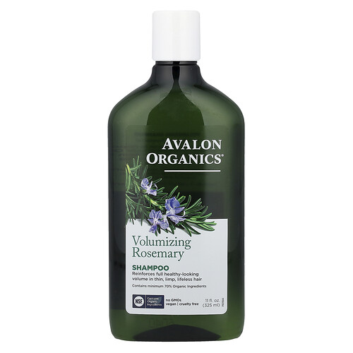 Avalon Organics, Shampoo, Volumen, Rosmarin, 325 ml (11 fl. oz.)