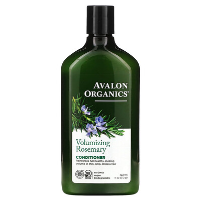 Avalon Organics кондиционер, для увеличения объема волос, розмарин, 312г (11унций)