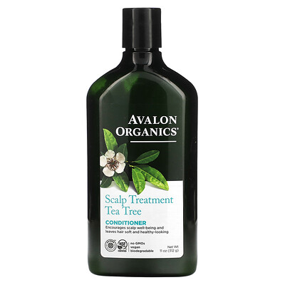 Avalon Organics Кондиционер, с чайным деревом для кожи головы, 11 унций (312 г)
