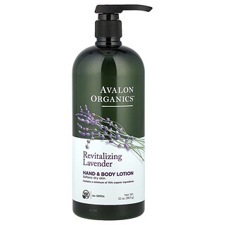 Avalon Organics, Losion za ruke i tijelo, revitalizirajuća lavanda, 907 g