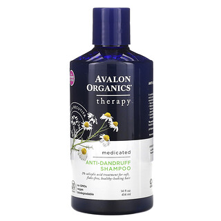 Avalon Organics, Champú anticaspa, Chamomilla Recutita, 14 fl oz (414 ml)