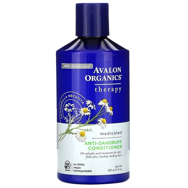 Avalon Organics, кондиционер против перхоти, с ромашкой аптечной, 397 мл (14 жидк. унций)