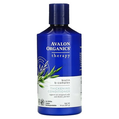 Avalon Organics кондиционер для густоты волос, с биотином и В-комплексом, 397г (14унций)