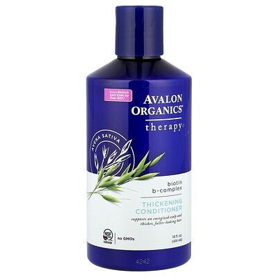 Photos - Hair Product Avalon Organics , Thickening Conditioner, Biotin B-Complex, 14 fl oz  AVA-36122 (414 g)