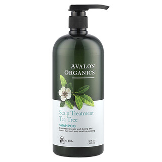 Avalon Organics, Sampo Perawatan Kulit Kepala, Tea Tree, 946 ml (32 ons cairan)