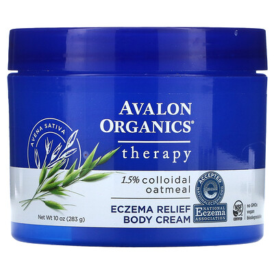 Купить Avalon Organics Therapy, крем для тела от экземы, 283 г (10 унций)