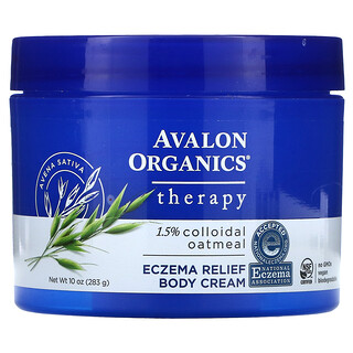 Avalon Organics, Therapy, крем для тела от экземы, 283 г (10 унций)