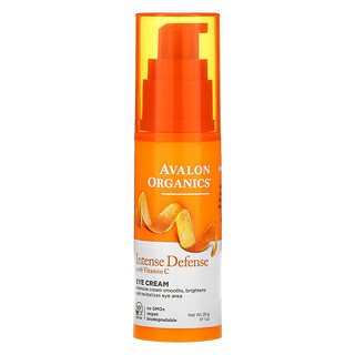 Avalon Organics, 含維生素 C 的強力防禦眼霜，1 盎司（29 克）