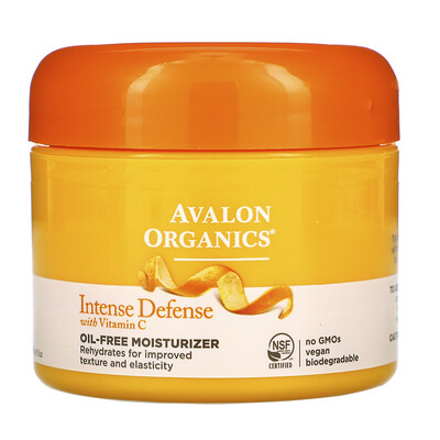Avalon Organics Интенсивная защита с витамином С, увлажнитель без масла, 2 унции (57 г)