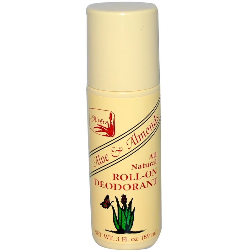Alvera, Roll-On Deodorant, Aloe & Almonds, 3 fl oz (89 ml) (Discontinued Item)