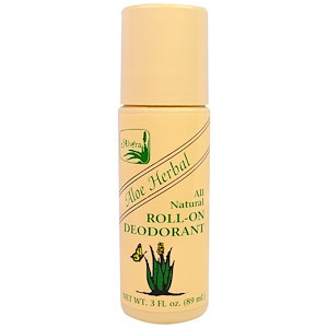 Купить Alvera, Aloe Herbal All Natural Roll-On Deodorant, 3 жидких унций (89 мл)  на IHerb