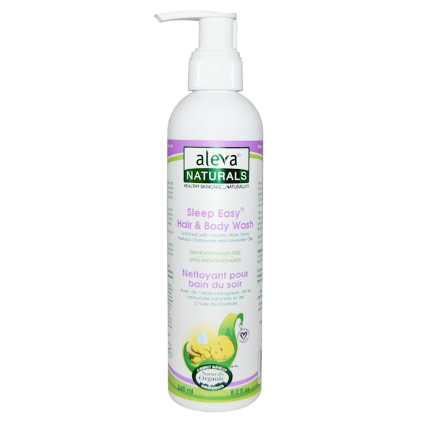 Aleva Naturals Baby sleep Easy Hair&Body wash 8oz (624721379346)