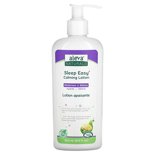 Aleva Naturals, Losion Sleep Easy Calming, 240 ml (8 ons cairan)