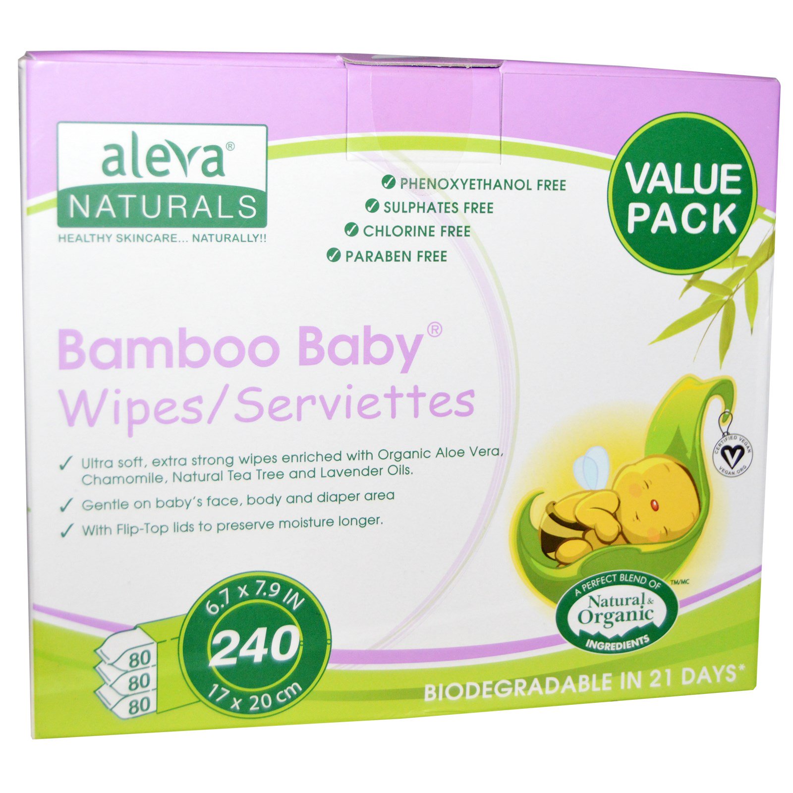 aleva bamboo wipes