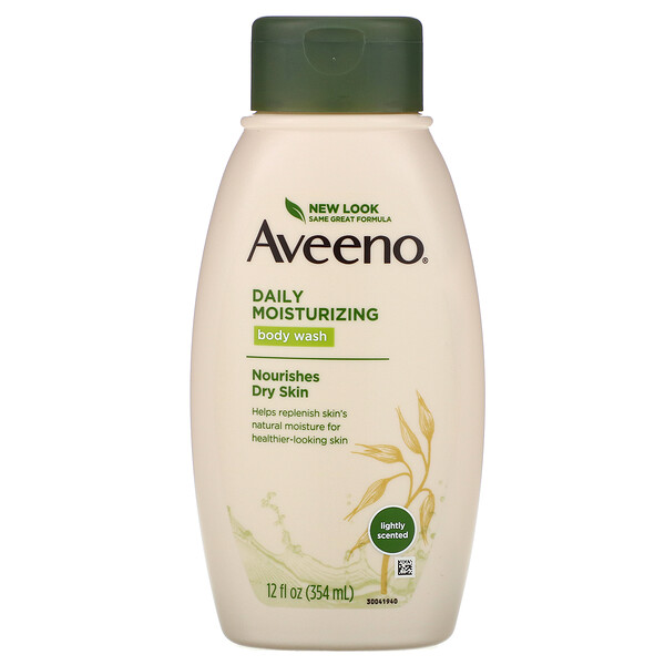 Aveeno, Active Naturals、デイリー・モイスチャライジング・ボディーウォッシュ、12 液量オンス (354 ml)