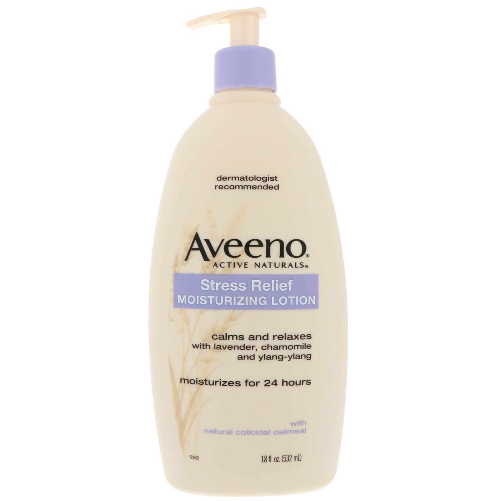 Aveeno, Stress Relief Moisturizing Lotion, 18 fl oz (532 ml) - iHerb.com