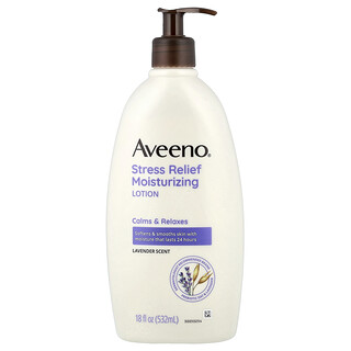 Aveeno, Stress Relief Moisturizing Lotion、ラベンダー、532ml