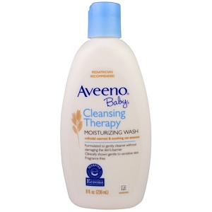Aveeno, Очищающий и увлажняющий детский гель для душа, без запаха, 8 жидких унций (236 мл)