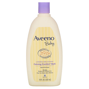 Отзывы о Авино, Baby, Calming Comfort Bath, Lavender & Vanilla, 18 fl oz (532 ml)