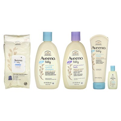 

Aveeno Baby Welcome Little One Gift Basket 6 Piece Set