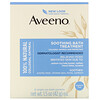 Aveeno, Active Naturals, Soothing Bath Treatment, Fragrance Free, 8 Single Use Bath Packets ,1.5 oz (42 g) Each.
