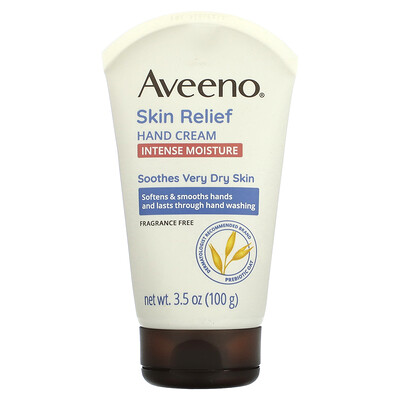 

Aveeno Skin Relief Hand Cream Fragrance Free 3.5 oz (100 g)