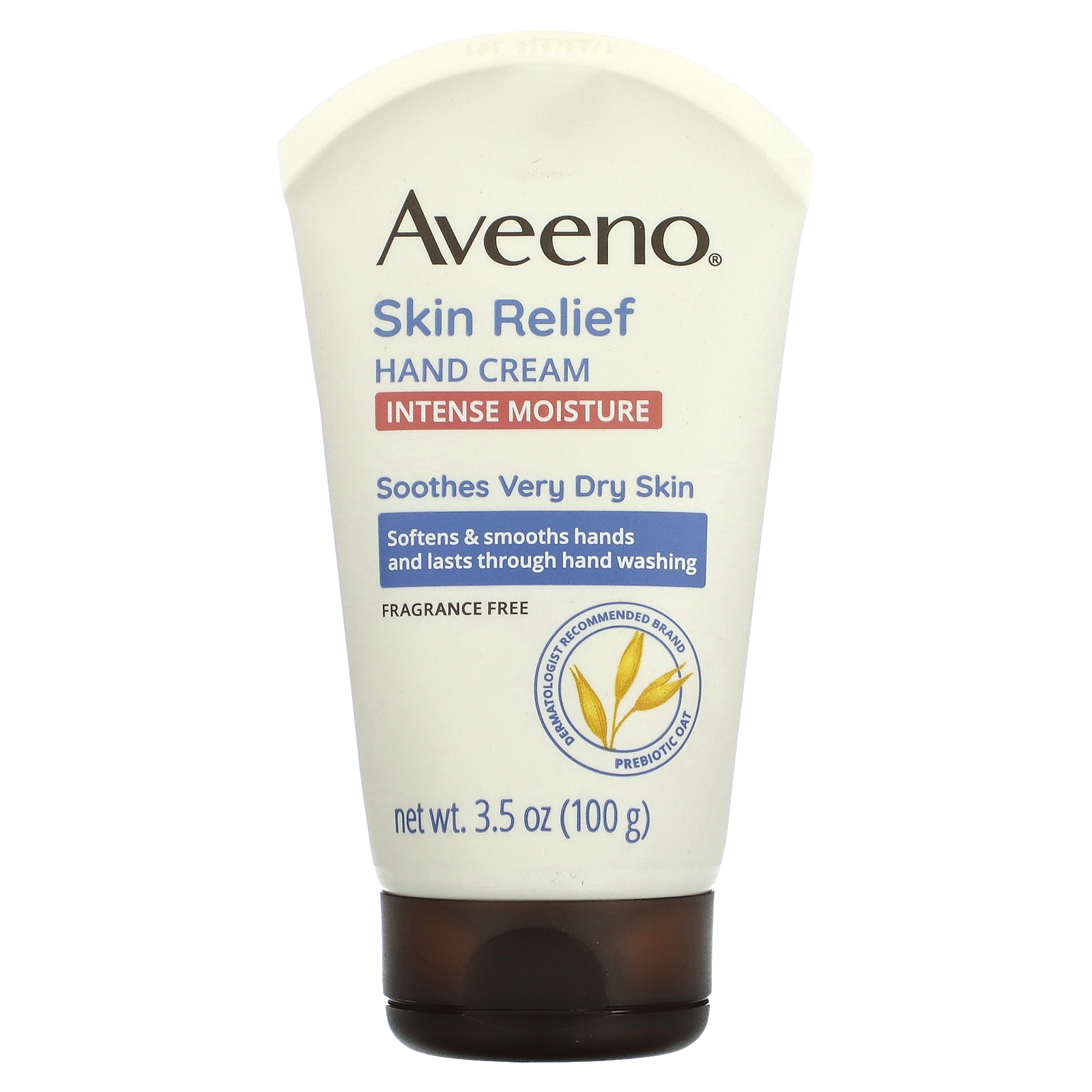 Aveeno, Skin Relief Hand Cream, Fragrance Free, 3.5 oz (100 g)