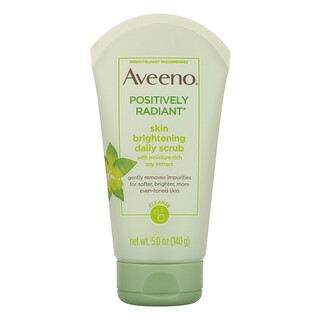 Aveeno, Active Naturals, Positively Radiant, ежедневный осветляющий скраб для кожи, 140 г (5,0 унций)