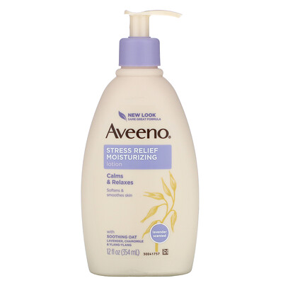 Aveeno Active Naturals, увлажняющий лосьон с расслабляющим действием, 354 мл (12 жидких унций)