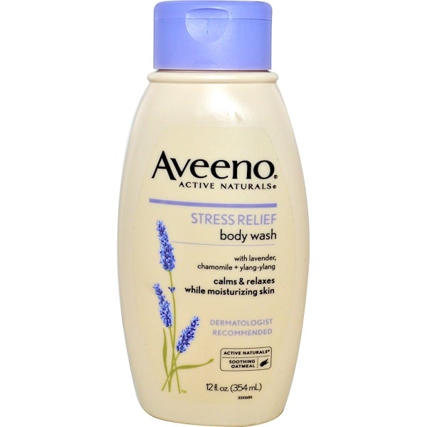 Aveeno Active Naturals Stress Relief Body Wash 12 Fl Oz 354 Ml