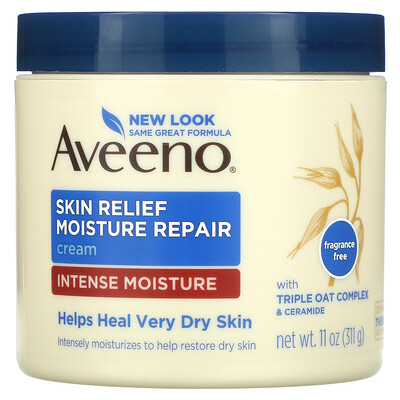 

Aveeno Active Naturals, восстанавливающий увлажняющий крем для кожи, без ароматов, 311 г (11 унций)