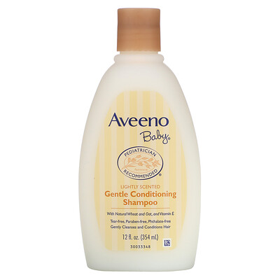 

Aveeno Baby, мягкий шампунь с кондиционером, с легким ароматом, 354 мл (12 жидких унций)