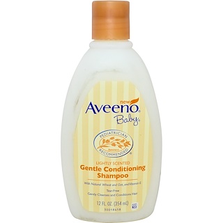 Aveeno, Мягкий детский шампунь-кондиционер с легким ароматом, 12 жидких унций (354 мл)