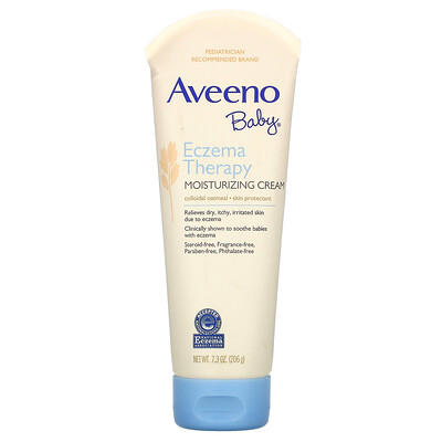 Aveeno Baby, Eczema Therapy, Moisturizing Cream, 7.3 oz (206 g)