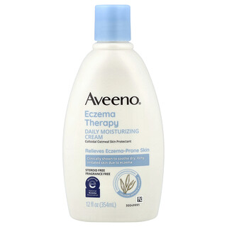 Aveeno, дневной увлажняющий крем от экземы, без отдушки, 354 мл (12 жидк. унций)