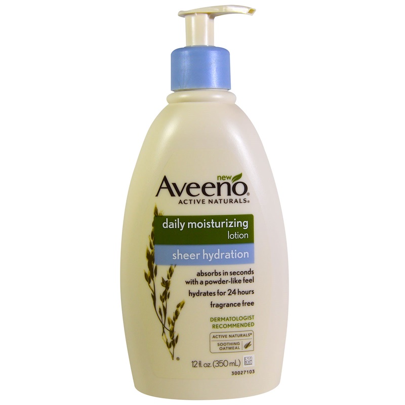 Aveeno, Active Naturals, Daily Moisturizing Lotion, Sheer Hydration ...