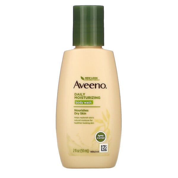 Aveeno, 日常保濕沐浴露，2 液量盎司（59 毫升）
