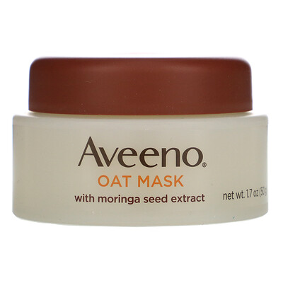 Aveeno Oat Mask with Moringa Seed Extract, Detox, 1.7 oz (50 g)