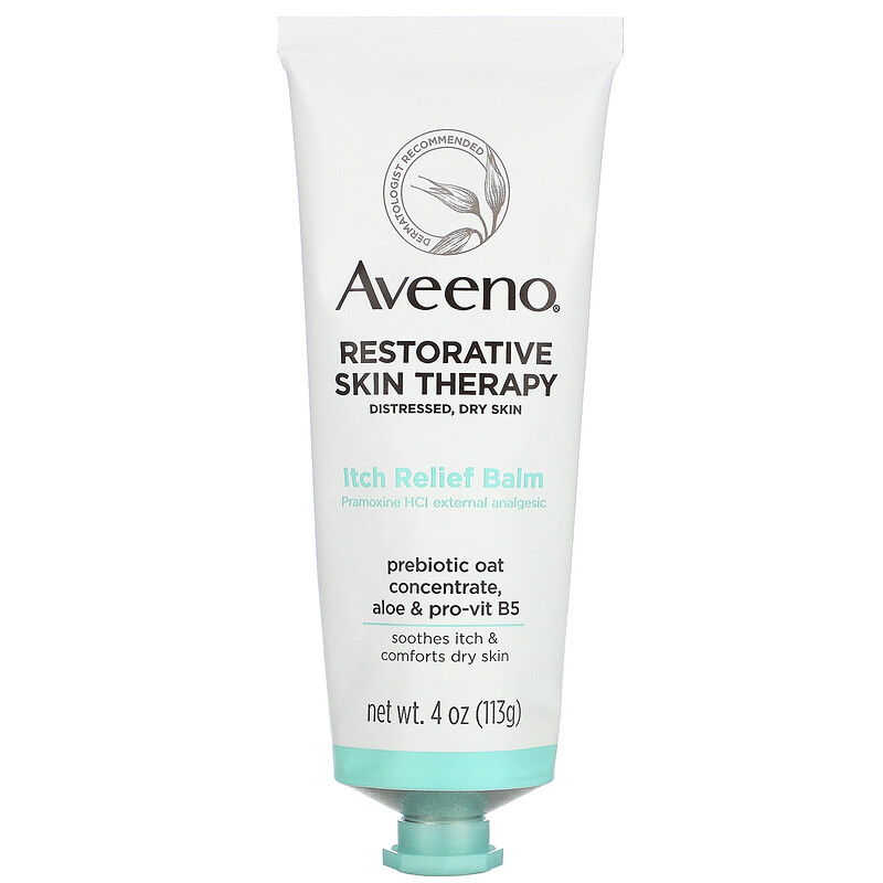 Aveeno, Restorative Skin Therapy, Itch Relief Balm, 4 oz (113 g) iHerb