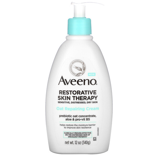 Restorative Skin Therapy, Oat Repairing Cream, 12 oz (340 g)