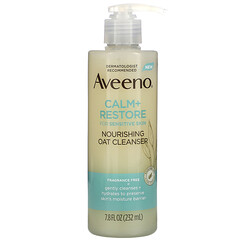 Aveeno, 鎮定+修復，滋養燕麥清潔劑，無香精，7.8 液量盎司（232 毫升）